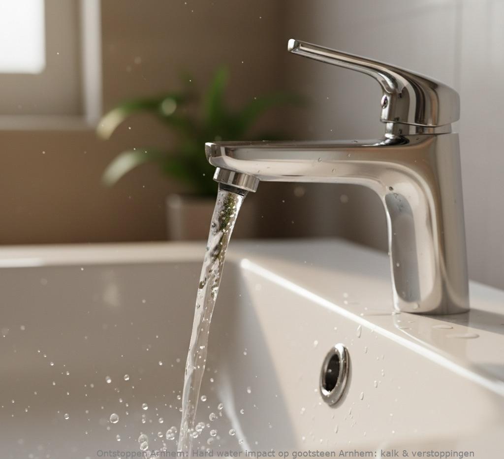 Hard water impact op gootsteen Arnhem: kalk & verstoppingen