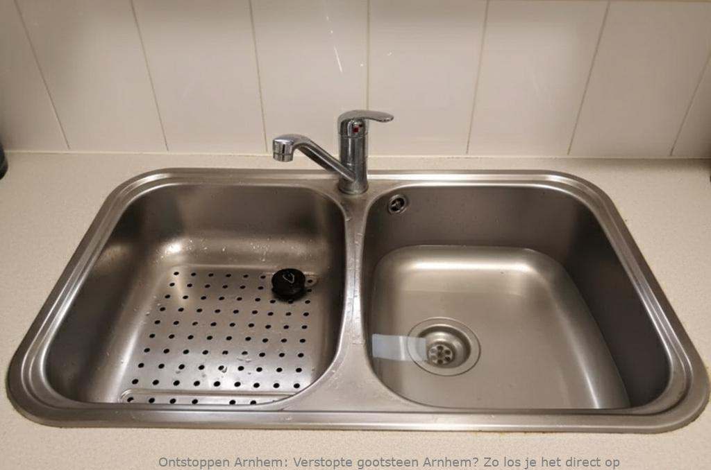 Verstopte gootsteen Arnhem? Zo los je het direct op